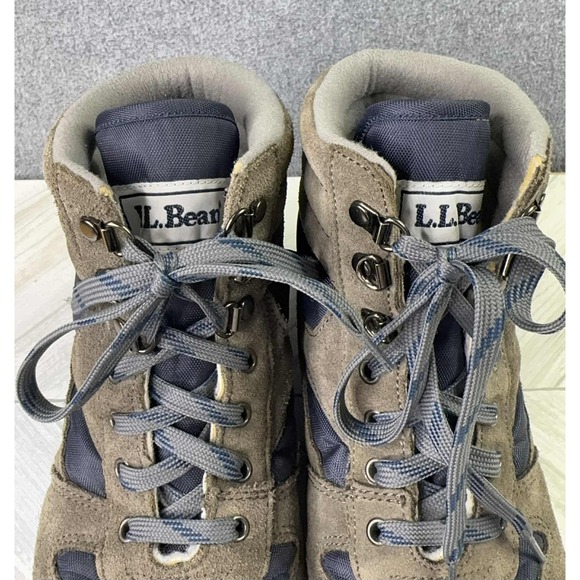 Vintage L.L. Bean Thinsulate Hiking Boots Men\'s Size 7 Multi Color Lace Up Lined